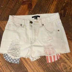 Forever 21 American Flag Shorts